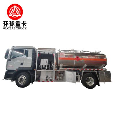 HOWO Shacman DFAC Furuika 15000L 탱크 용량 251-350hp 마력 수동 변속기 항공기 급유 트럭