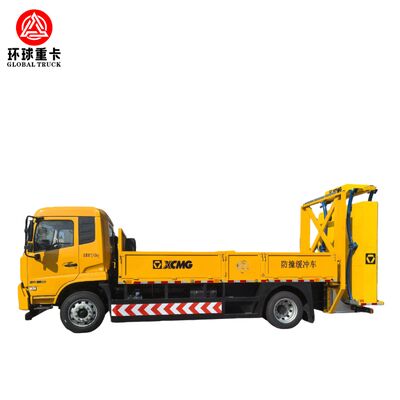 HOWO 4x2 충돌 쿠션 트럭 350마력 및 고속도로 유지보수 안전에 대한 에너지 흡수 보호 시스템