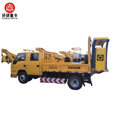 HOWO 4x2 충돌 쿠션 트럭 350마력 및 고속도로 유지보수 안전에 대한 에너지 흡수 보호 시스템