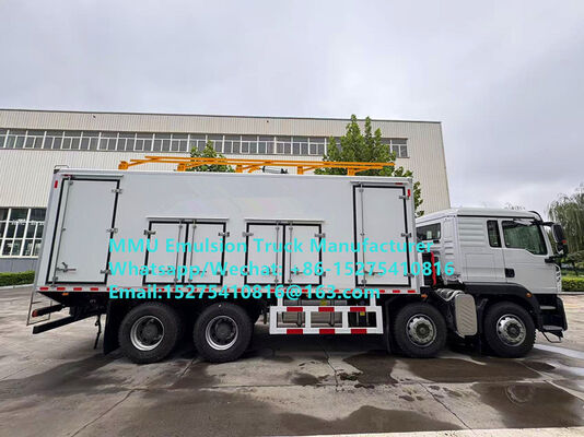 고성능 SINOTRUCK 20톤 BCRH-20 혼합 및 충전 장비 유화 벌크 폭발물 트럭 몽골 광산 발파 카자흐스탄 우즈베키스탄 인도네시아 콩고 DRC MMU 시만두 철광석용