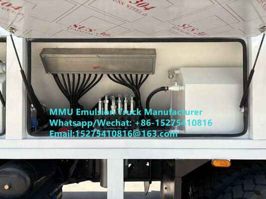 SHACMAN 20/25TON EMULSION LOADING TRUCK DELIVER EMULSION-BASED BULK EXPLOSIVES INTO WET OR DRY BLASTHOLES Russia, Kazakhstan, Uzbekistan, Indonesia, CONGO DRC, Zambia, Zimbabwe, Tanzania,Ghana, Guinea