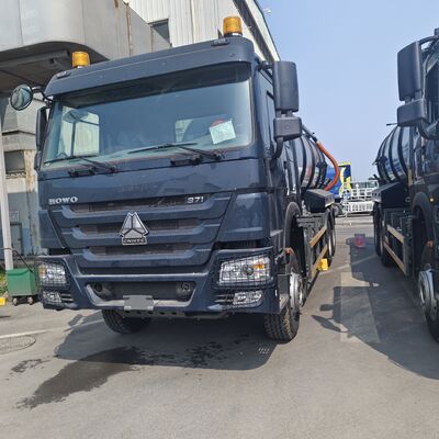HOWO 15CBM 하수청소용 트럭 6×4 드라이브 타입 및 266HP 엔진 전력
