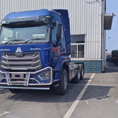 HOWO NX 6×4 트랙터 트럭, 380HP 엔진과 중량 화물 운송용 중량 잎 스프링 서펜션