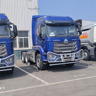 420HP 디젤 엔진 헤비듀티 수동 변속기와 광산용 강화 섀시를 갖춘 HOWO NX 6×4 트랙터 트럭