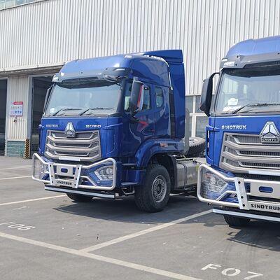 HOWO NX 6×4 트랙터 트럭, 380HP 엔진과 중량 화물 운송용 중량 잎 스프링 서펜션