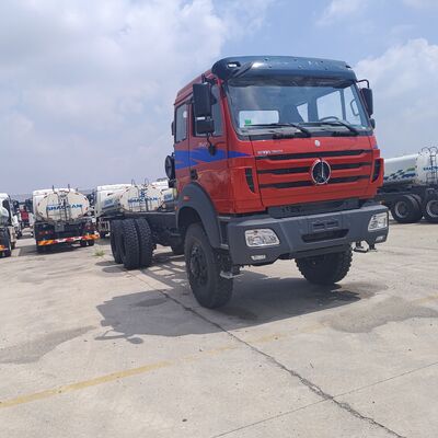 BEIBEN 2642 6x4 중량 트랙터 트럭 420HP WEICHAI 엔진과 메르세데스-벤츠 기술 차체