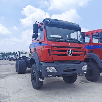 BEIBEN 2642 6x4 중량 트랙터 트럭 420HP WEICHAI 엔진과 메르세데스-벤츠 기술 차체