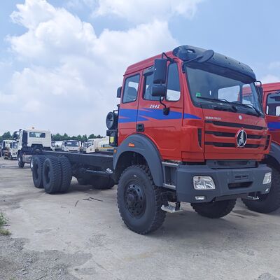 BEIBEN 2638 6x4 중량 트랙터 트럭 380HP WEICHAI 엔진과 메르세데스-벤츠 기술 차시