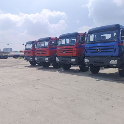 BEIBEN 2638 4×4 대형 오프로드 덤프 트럭, 380HP WEICHAI 엔진 및 채광용 Mercedes-Benz 기술 섀시 포함