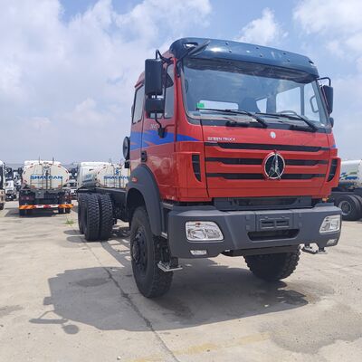 BEIBEN 2638 6x6 중량 광산 덤프 트럭 380HP WEICHAI 엔진과 30-35 톤의 오프로드 광산 용 실량