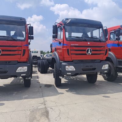 BEIBEN 2642 8×4 420HP WEICHAI 엔진과 채광 및 채석용 탑재량 35-45톤을 갖춘 대형 광산 덤프 트럭