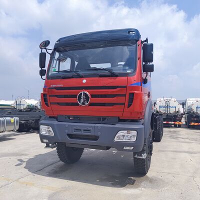 BEIBEN 2638 6x6 중량 광산 덤프 트럭 380HP WEICHAI 엔진과 30-35 톤의 오프로드 광산 용 실량
