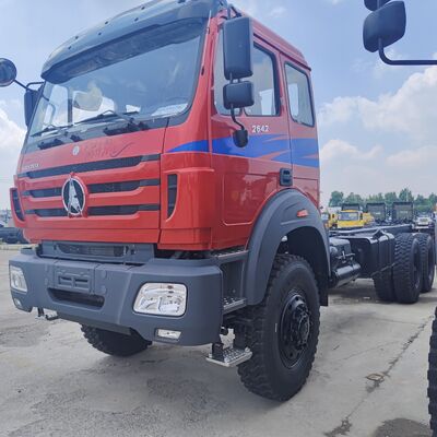 BEIBEN 2642 8×4 420HP WEICHAI 엔진과 채광 및 채석용 탑재량 35-45톤을 갖춘 대형 광산 덤프 트럭
