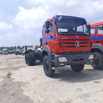 BEIBEN 2642 6x6 광산 덤프 트럭 420HP WEICHAI 엔진과 30-40 톤 용량
