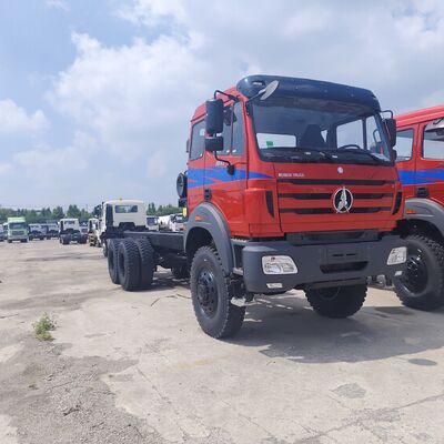 BEIBEN 2638 6×4 중량 광산 덤프 트럭 380HP WEICHAI 엔진과 광산 작업에 필요한 25-35 톤의 유료 화물