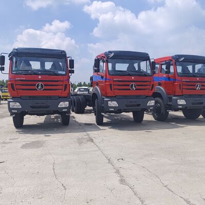 BEIBEN 2642 6x4 중량 덤프 트럭 420HP WEICHAI 엔진과 광업 및 건설용 25-35 톤의 실량