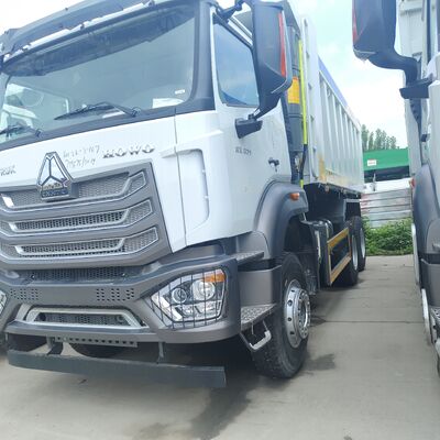 HOWO NX 6×4 광산 덤프 트럭 400HP 엔진과 U 모양 덤프 체구로 무거운 짐 운송