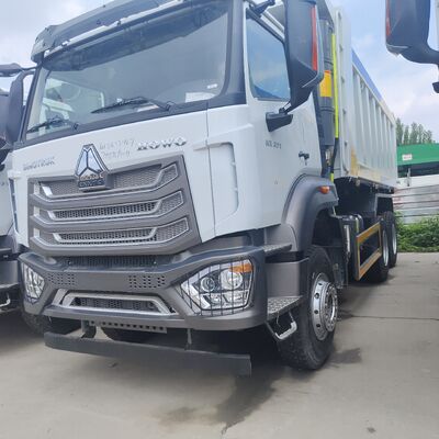 HOWO NX 6×4 광산 덤프 트럭 400HP 엔진과 U 모양 덤프 체구로 무거운 짐 운송