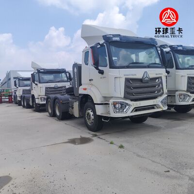 신형 HOWO NX 371마력 6x4 대형 트랙터 헤드 트럭 (아프리카 화물 운송용)