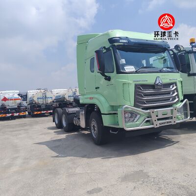 신 HOWO NX 6x4 트랙터 헤드 트럭 371HP 가중 물류 운송용 디젤 프라임 모버