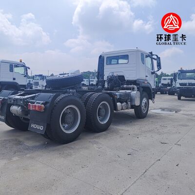 신 HOWO NX 6x4 트랙터 헤드 트럭 371HP 가중 물류 운송용 디젤 프라임 모버