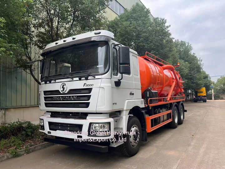샤크맨 F3000 6X4 하수 흡수 트럭 20m3 부피 300HP