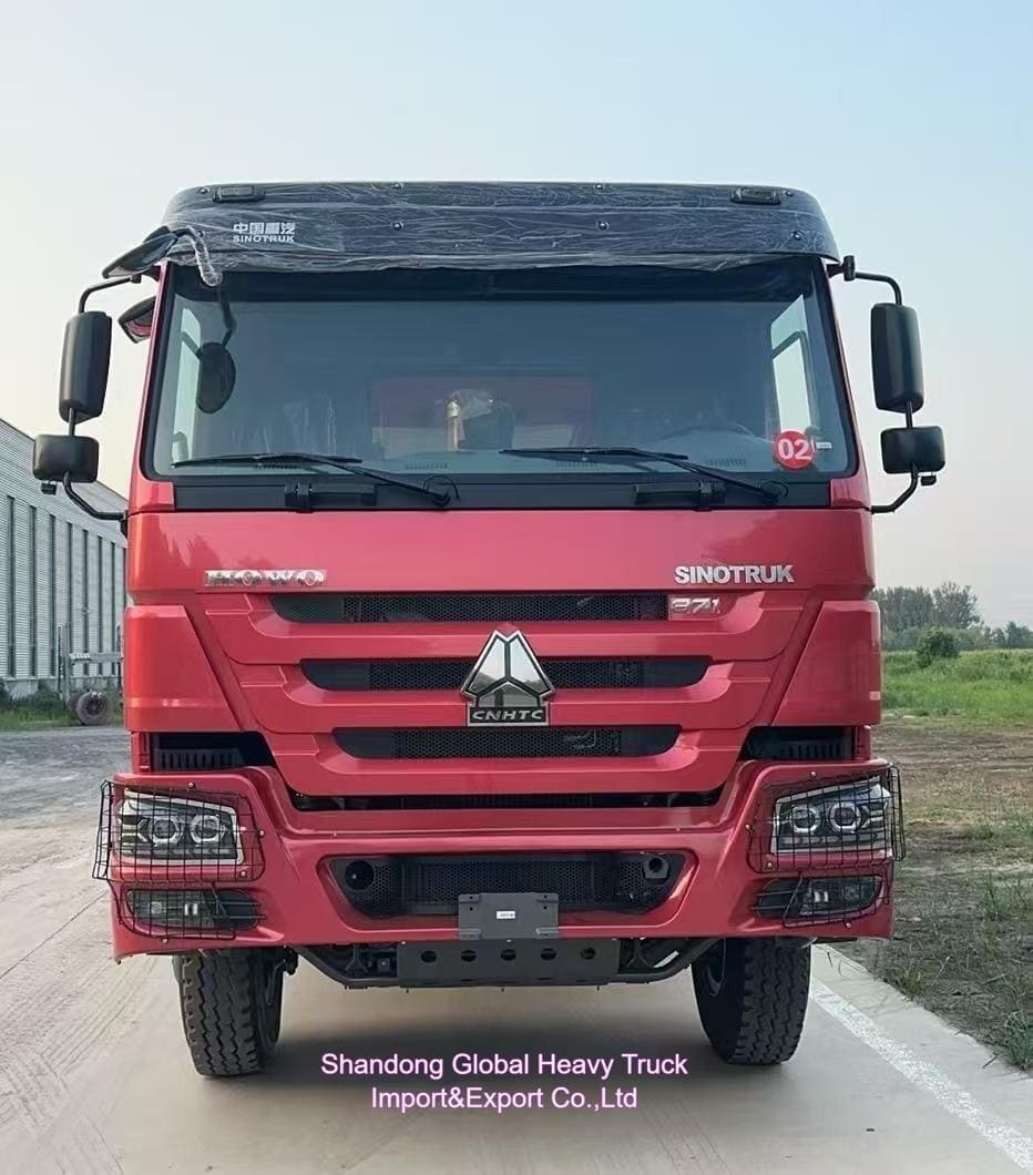 시노트루크 HOWO 380 HP 6X4 중량 덤프 트럭 40t 부하량 및 수동 변속기