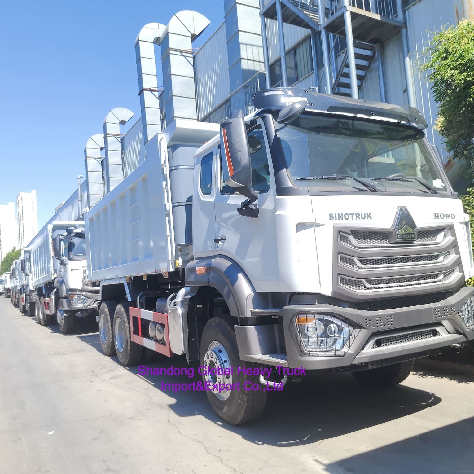 사용된 대형 덤퍼 트럭 6*4 375HP Sinotruk HOWO 덤프트럭