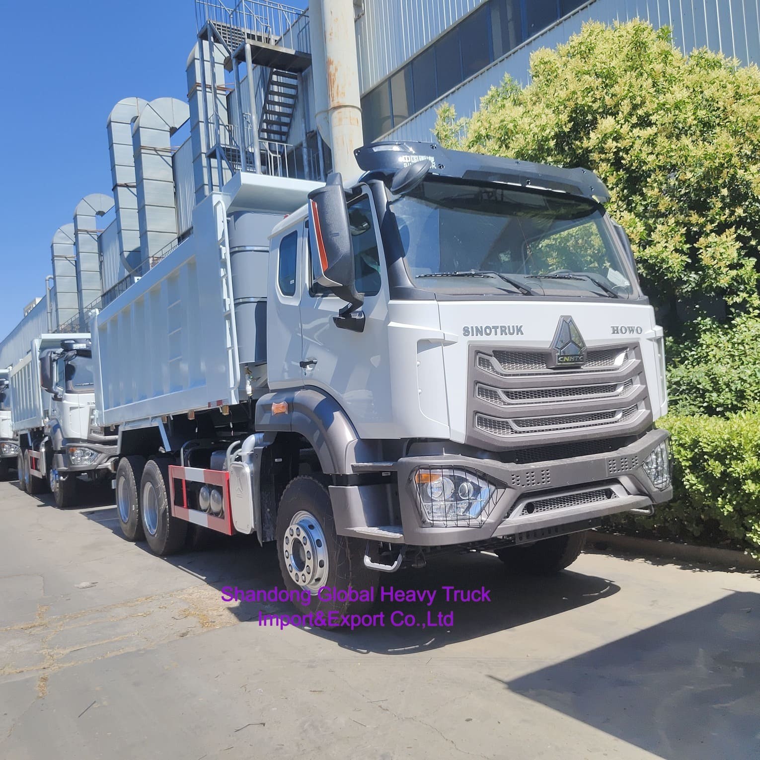 시노트룩 HOWO Nx 8X4 유로2 336HP 371HP 덤프 트럭