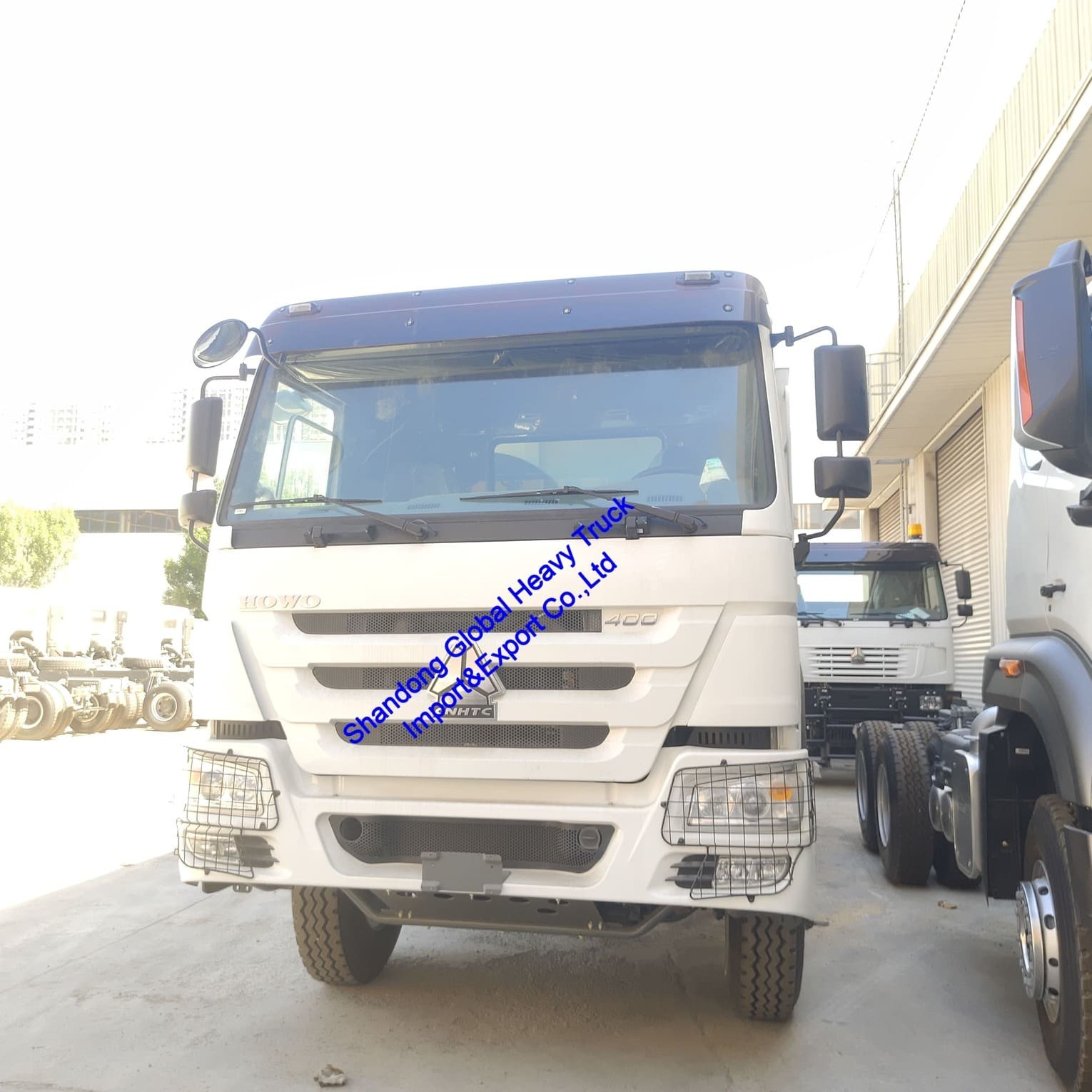 고품질 Sinotruk HOWO 사용 된 덤프 틱터 트럭 LHD/Rhd 디젤 400마력 6X4 덤프 트럭