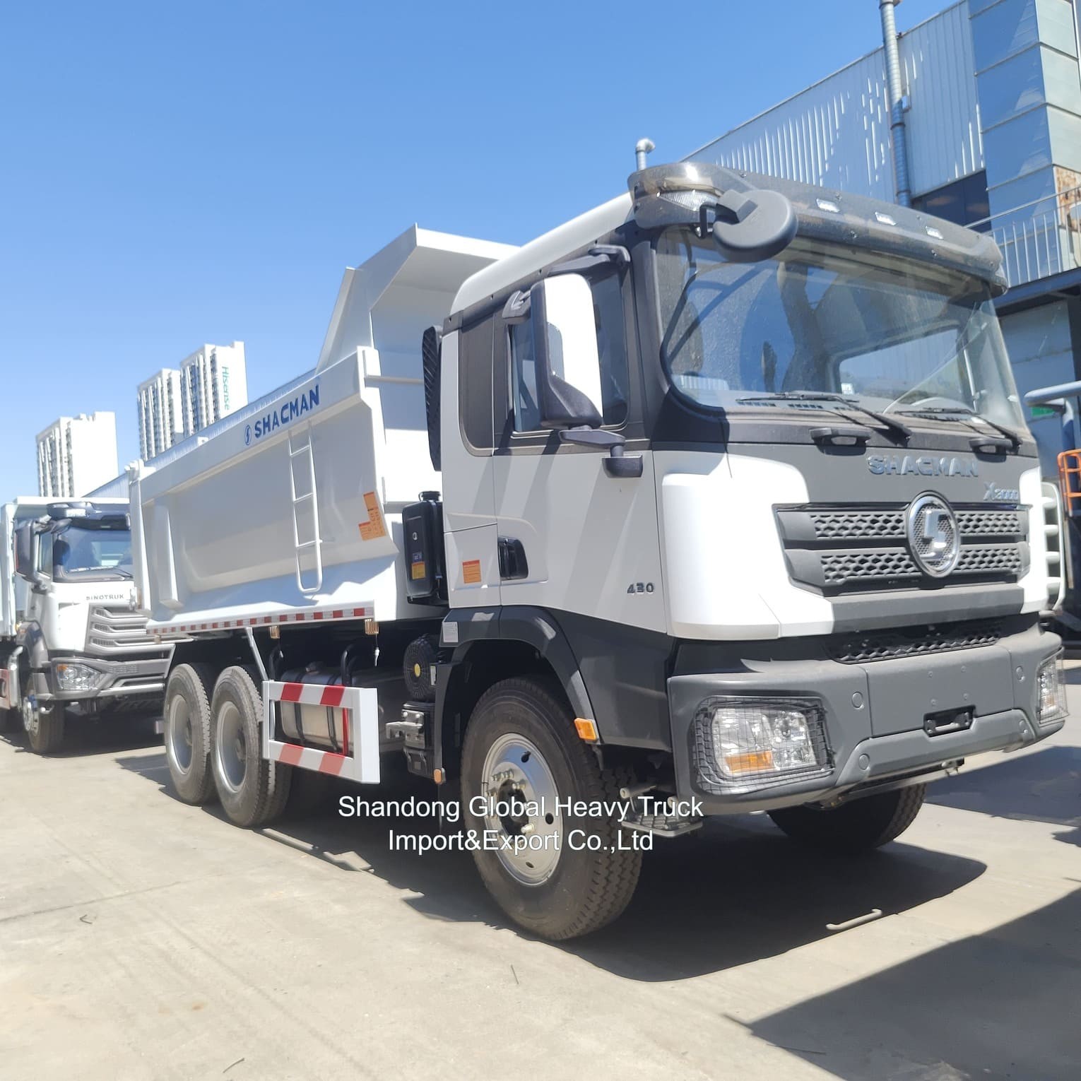 30 톤 SHACMAN F3000 6x4 10 바퀴 덤프 트럭 광산 작업