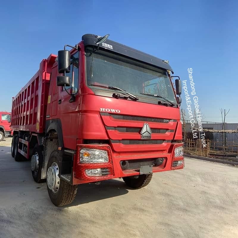 새 시노트룩 HOWO Nx 8*4 12 바퀴 380HP 광산 킵링 킵링 덤퍼 덤프 트럭