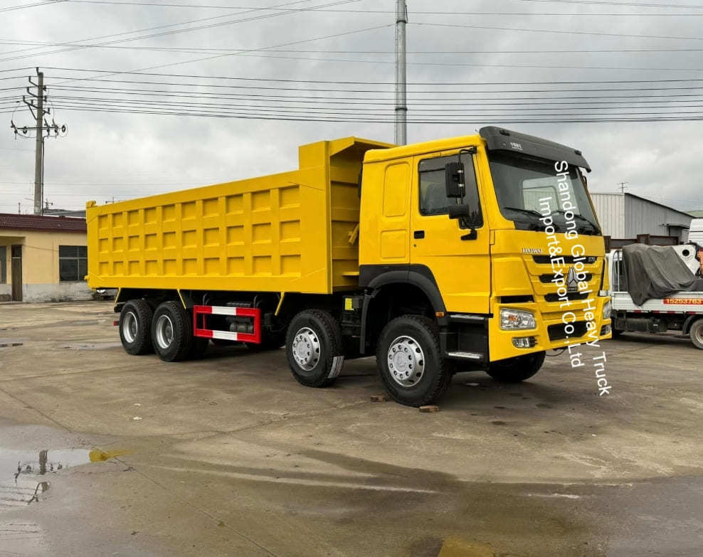 Sinotruk HOWO 중경량 명광산 30 40 50톤 8X4 10 12륜 후방 덤프 트럭