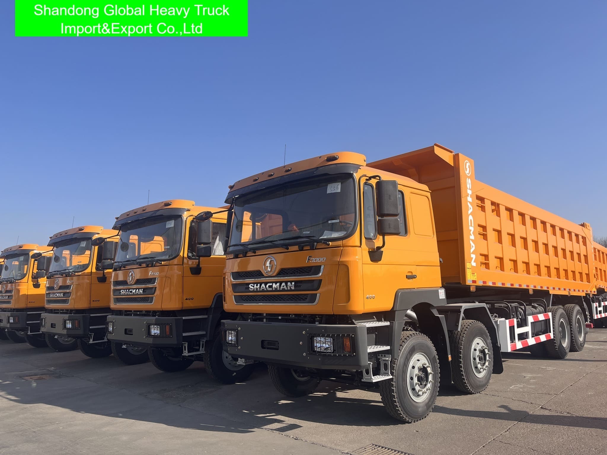 Shacman F3000 10륜 380HP 덤프 트럭 30cbm 30톤 6X4 중고 덤프 트럭