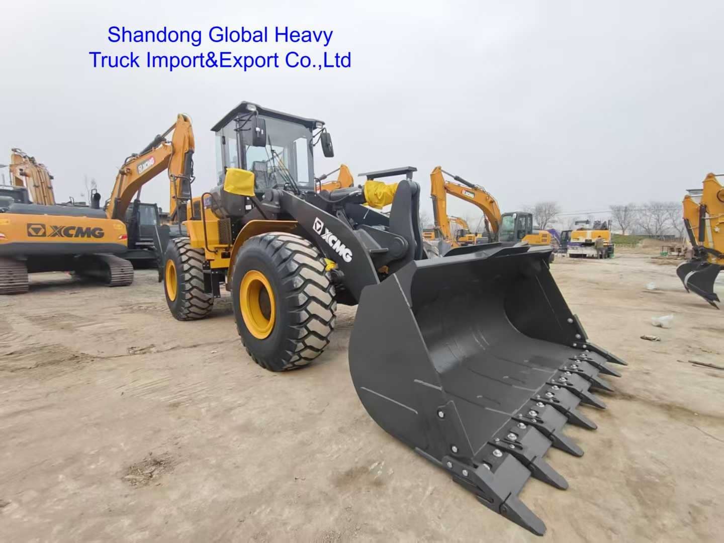 XCMG ZL50GN 5톤 휠 로더, 162kW 엔진