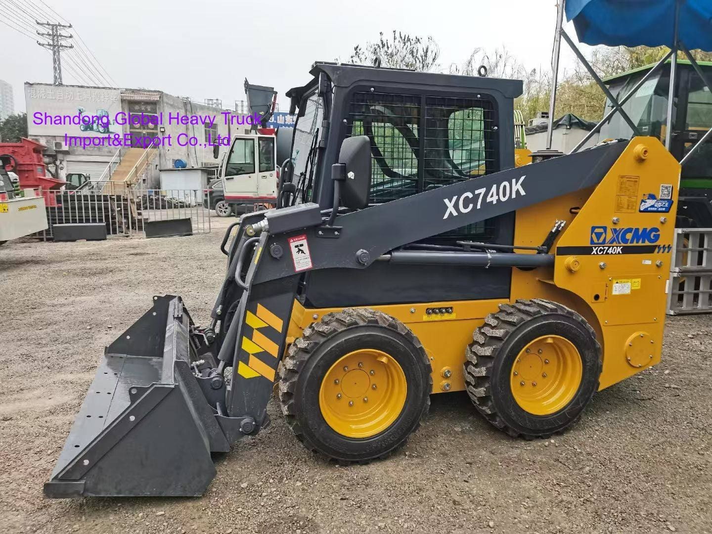 XCMG XC740K 스키드 스티어 로더 1t 등급 부하 컴팩트 건설