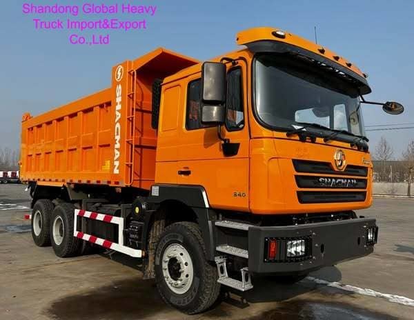 신형 Shacman F3000 대형 덤프 트럭, 30톤 적재량 및 10륜, 광산 운송용