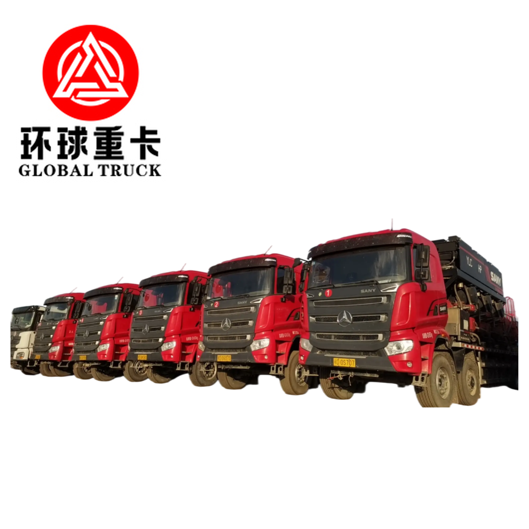 Sinotruk HOWO Oilfield Fracturing Truck with Euro 6 Compliance 8×6 Drive Configuration and High-Pressure Hydraulic Pump