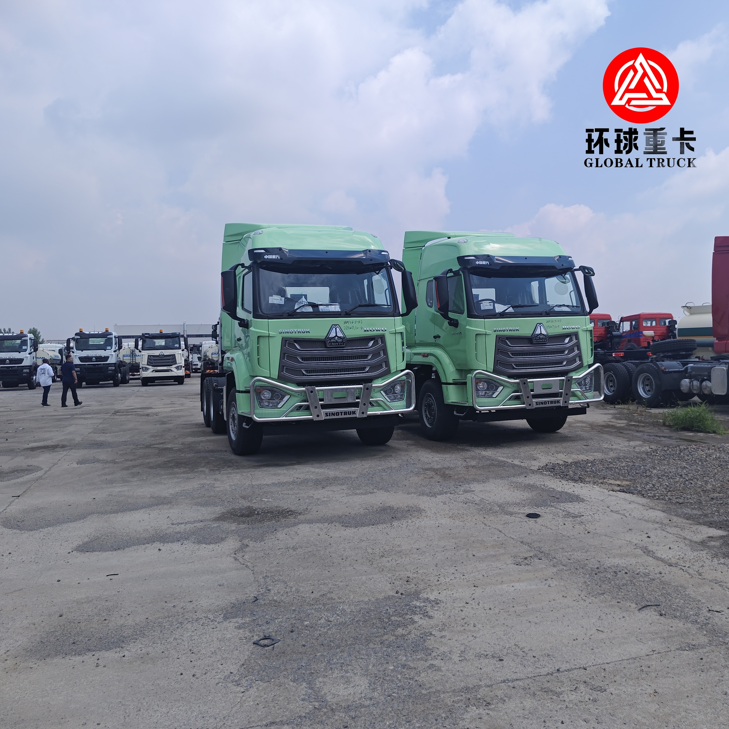 Sinotruk HOWO NX 430마력 6x4 구동 사양 중장비 트랙터 트럭 프라임 무버 (국제 물류용)